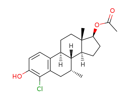 17β-acetoxy-4-chloro-7α-methyl-17β-estradiol