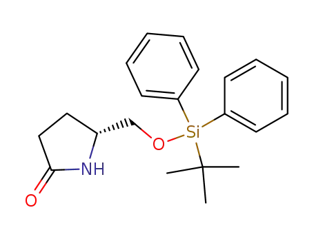 2-Pyrrolidinone, 5-[[[(1,1-dimethylethyl)diphenylsilyl]oxy]methyl]-, (R)-