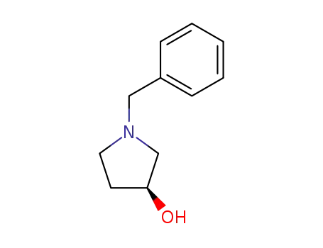 Molecular Structure of 101385-90-4 ((S)-1-Benzyl-3-pyrrolidinol)