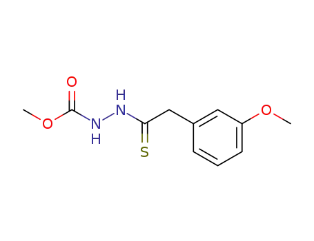 2-[2-(3-methoxyphenyl)-1-thioxoethyl]hydrazinecarboxylic acid, methyl ester