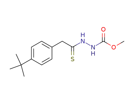 2-[2-[4-(1,1-dimethylethyl)phenyl]-1-thioxoethyl]hydrazinecarboxylic acid, methyl ester