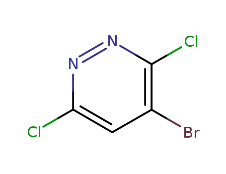 Molecular Structure of 10344-42-0 (4-Bromo-3,6-dichloropyridazine)