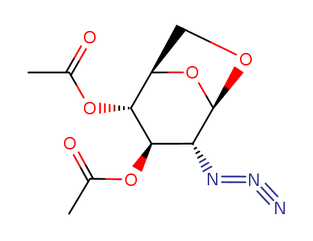 D-Glucopyranose, 1,6-anhydro-2-azido-2-deoxy-, 3,4-diacetate