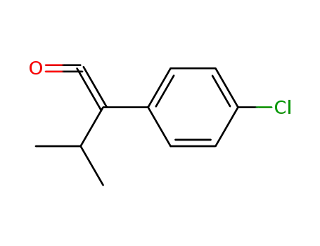 Molecular Structure of 92742-11-5 (1-Buten-1-one, 2-(4-chlorophenyl)-3-methyl-)