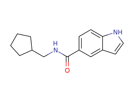 1H-Indole-5-carboxamide, N-(cyclopentylmethyl)-