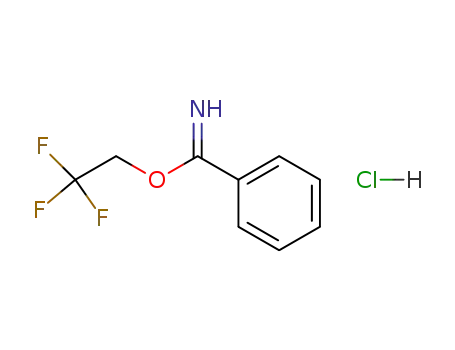 2,2,2-trifluoroethyl benzimidate hydrochloride
