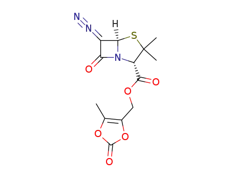 (5-methyl-2-oxo-1,3-dioxol-4-yl)methyl 6-diazopenicillanate