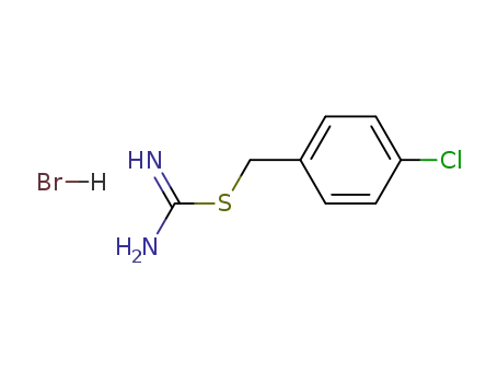 {[(4-Chlorophenyl)methyl]sulfanyl}methanimidamide hydrobromide
