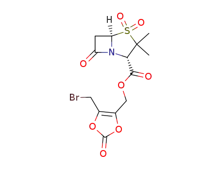 (5-bromomethyl-2-oxo-1,3-dioxol-4-yl)methyl penicillanate 1,1-dioxide