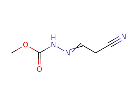 N'-[2-Cyano-eth-(E)-ylidene]-hydrazinecarboxylic acid methyl ester