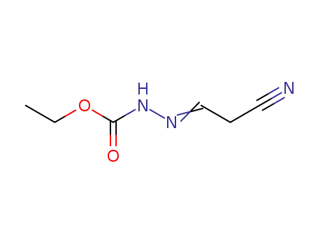 N'-[2-Cyano-eth-(E)-ylidene]-hydrazinecarboxylic acid ethyl ester