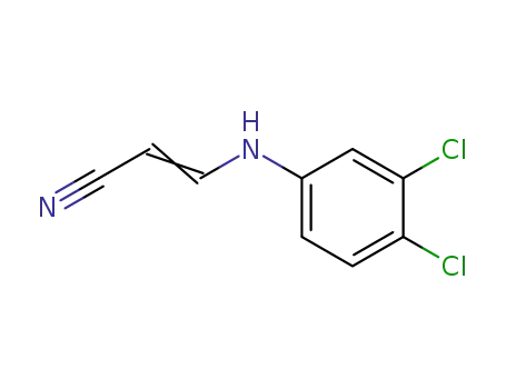 β-(3,4-dichlorophenyl)aminoacrylonitrile