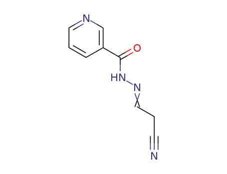Nicotinic acid [2-cyano-eth-(E)-ylidene]-hydrazide
