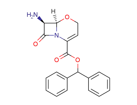 (6R,7S)-7-Amino-8-oxo-5-oxa-1-aza-bicyclo[4.2.0]oct-2-ene-2-carboxylic acid benzhydryl ester