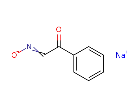 Molecular Structure of 20597-98-2 (Benzeneacetaldehyde, a-oxo-, aldoxime, sodium salt)