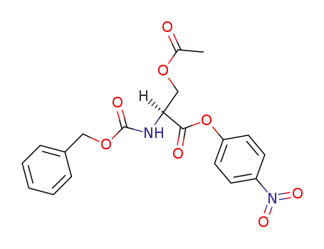 Nα-Benzyloxycarbonyl-O-acetyl-L-serin-p-nitrophenylester