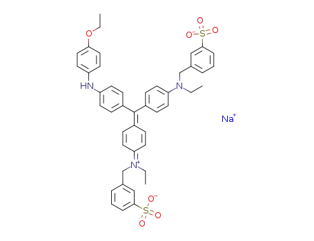 N-[4-[[4-[(4-ethoxyphenyl)amino]phenyl][4-[ethyl[(3-sulfophenyl)methyl]amino]phenyl]methylene]-2,5-cyclohexadien-1-ylidene]-N-ethyl-3-sulfobenzenemethanaminiummonosodium salt