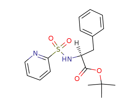 tert-Butyl 2-benzyl-2-<(pyridine-2-sulfonyl)amino>acetate