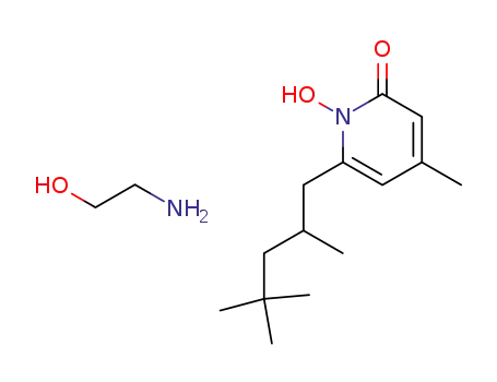 2-aminoethanol; 1-hydroxy-4-methyl-6-(2,4,4-trimethylpentyl)pyridin-2-one