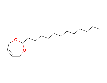 Molecular Structure of 188883-49-0 (1,3-Dioxepin, 2-dodecyl-4,7-dihydro-)
