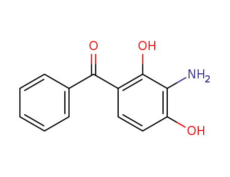 Molecular Structure of 87119-03-7 (Methanone, (3-amino-2,4-dihydroxyphenyl)phenyl-)