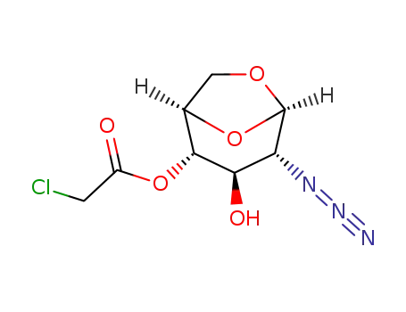 1,6-anhydro-2-azido-4-O-chloroacetyl-2-deoxy-β-D-glucopyranose