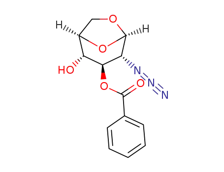 1,6-anhydro-2-azido-3-O-benzoyl-2-deoxy-β-D-glucopyranose