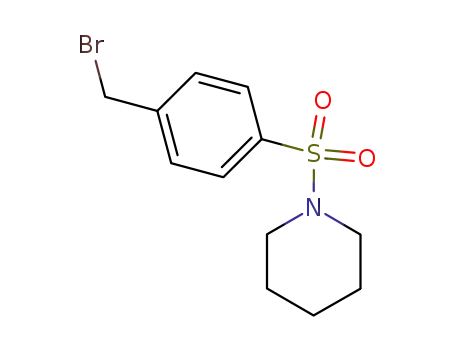 1-((4-(bromomethyl)phenyl)sulfonyl)piperidine