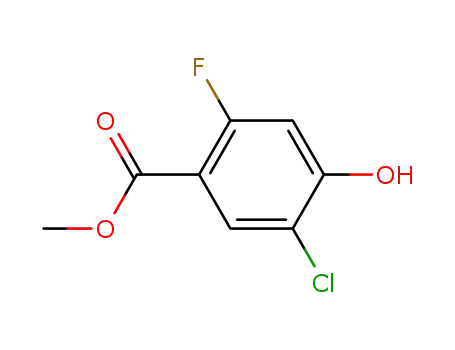 methyl 5-chloro-2-fluoro-4-hydroxy-benzoate