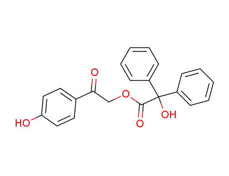 2-(4-hydroxyphenyl)-2-oxoethyl 2,2-diphenyl-2-hydroxyacetate