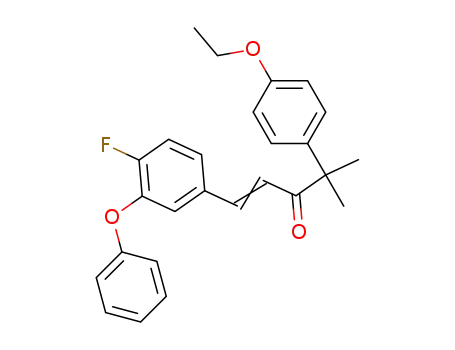 1-(4-Fluoro-3-phenoxyphenyl)-4-(4-ethoxyphenyl)-4-methylpent-1-ene-3-one