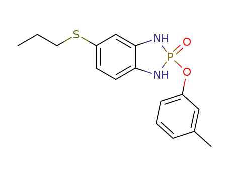 5-propylsulfanyl-2-m-tolyloxy-1,3-dihydro-benzo[1,3,2]diazaphosphole 2-oxide