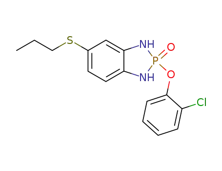 2-(2-chloro-phenoxy)-5-propylsulfanyl-1,3-dihydro-benzo[1,3,2]diazaphosphole 2-oxide