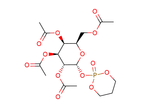 2-(2',3',4',6'-tetra-O-acetyl-α-D-galactopyranosyloxy)-1,3,2-dioxaphosphinane 2-oxide