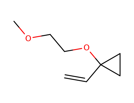 Molecular Structure of 278603-80-8 (1-(2-METHOXYETHOXY)-1-VINYLCYCLOPROPANE)
