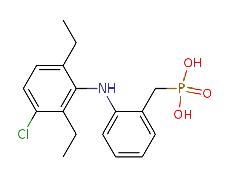 [2-(3-chloro-2,6-diethyl-phenylamino)-benzyl]-phosphonic acid