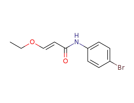 Molecular Structure of 327058-51-5 ((2E)-N-(4-Bromophenyl)-3-ethoxy-2-propenamide)
