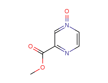 Molecular Structure of 770-00-3 (METHYL2-PYRAZINECARBOXYLATE4-OXIDE)