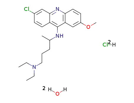 1,4-Pentanediamine,N4-(6-chloro-2-methoxy-9-acridinyl)-N1,N1-diethyl-, hydrochloride, hydrate(1:2:2)