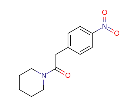 Molecular Structure of 105072-35-3 (Piperidine, 1-[(4-nitrophenyl)acetyl]-)