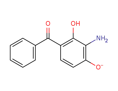 2-amino-4-benzoyl-3-hydroxy-phenol anion