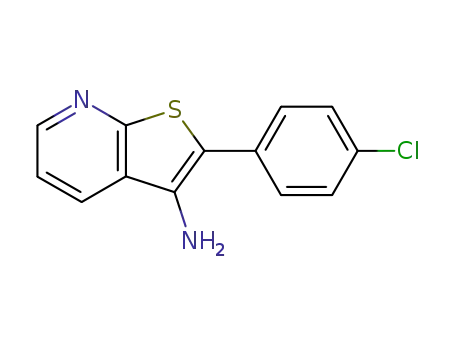 2-(4-chloro-phenyl)-thieno[2,3-b]pyridin-3-ylamine