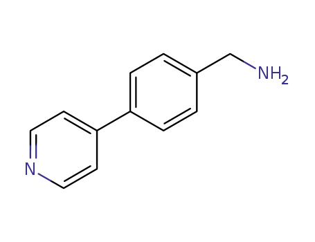 Molecular Structure of 486437-10-9 (Benzenemethanamine, 4-(4-pyridinyl)-)