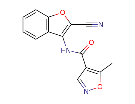 N-(2-cyanobenzofuran-3-yl)-5-methylisoxazole-4-carboxamide