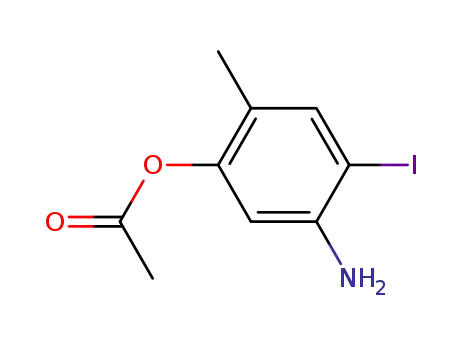 acetic acid 5-amino-4-iodo-2-methyl-phenyl ester