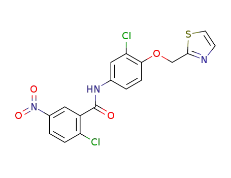 N-[4-(thiazol-2-yl)methoxy-3-chlorophenyl]-2-chloro-5-nitrobenzamide