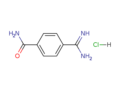 Benzamide,4-(aminoiminomethyl)-, hydrochloride (1:1)