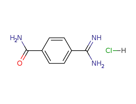 Benzamide,4-(aminoiminomethyl)-, hydrochloride (1:1)