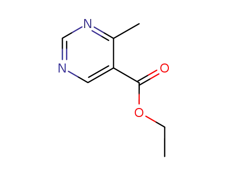 Molecular Structure of 110960-73-1 (ETHYL-4-METHYL PYRIMIDINE-5-CARBOXYLATE)