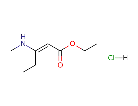 (E)-3-Methylamino-pent-2-enoic acid ethyl ester; hydrochloride